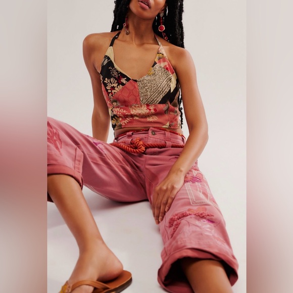 Free People Rae Halter Top - Picture 2 of 4